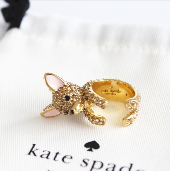 kate spade Jewelry - NWT KATE SPADE CHIHUAHUA RING SIZE 6 & 7